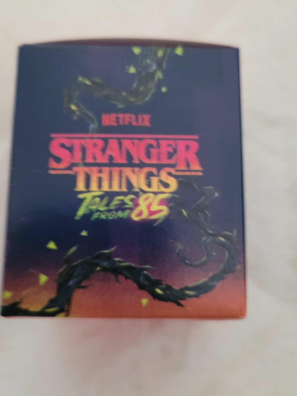 Netflix Stranger Things Gradient Red Yellow Orange Retro Art Print